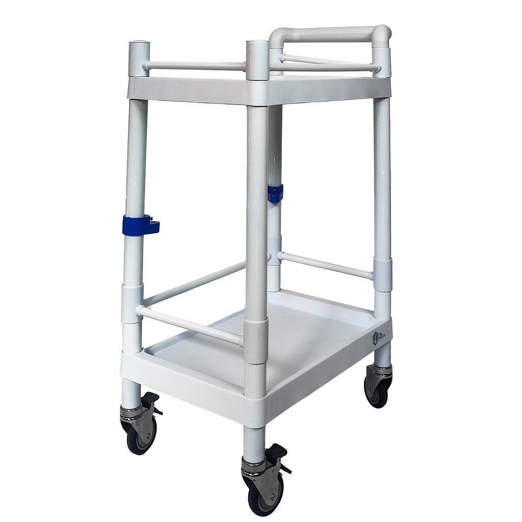 CARRO UTILITARIO PARA HOSPITAL 2 NIVELES