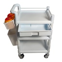 CARRO UTILITARIO PARA HOSPITAL 3 NIVELES