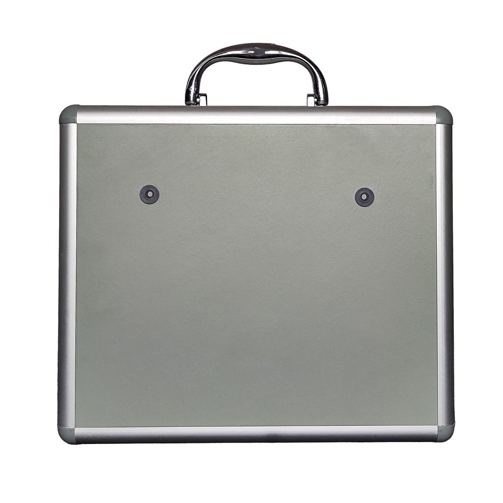 CAJA DE ALUMINIO PARA PRIMEROS AUXILIOS CON VENTANA