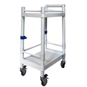 CARRO UTILITARIO PARA HOSPITAL 2 NIVELES