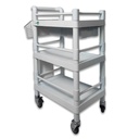 CARRO UTILITARIO PARA HOSPITAL 3 NIVELES